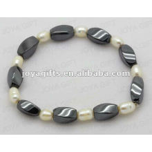 Bracelet en perles en hématite